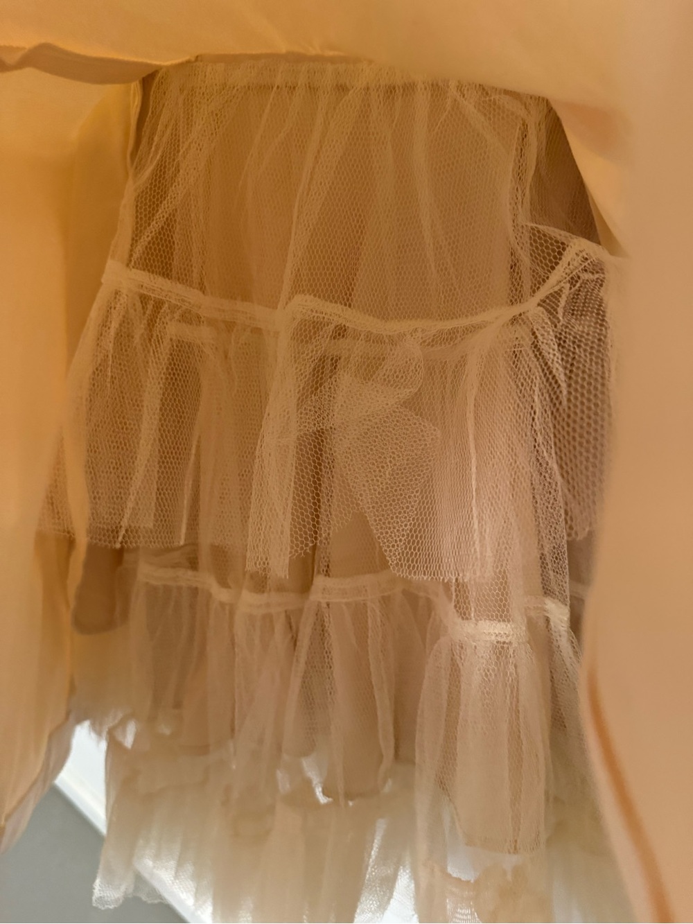 House of CB Minimoiselle Vintage Cream Tulle Mini Dress - Picture 7 of 11